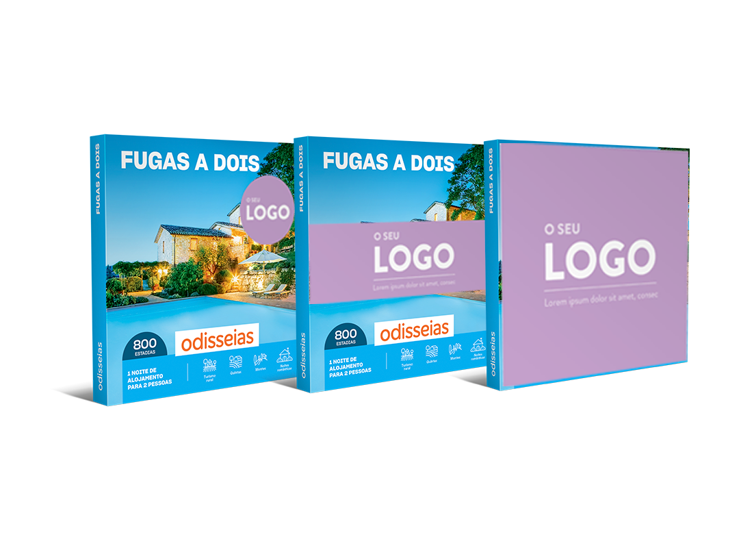 Pack Odisseias personalizado com o logótipo da sua empresa